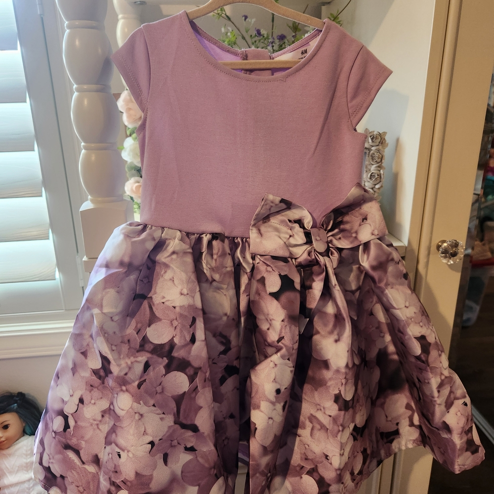 H&M Lavender Floral Kids Dress